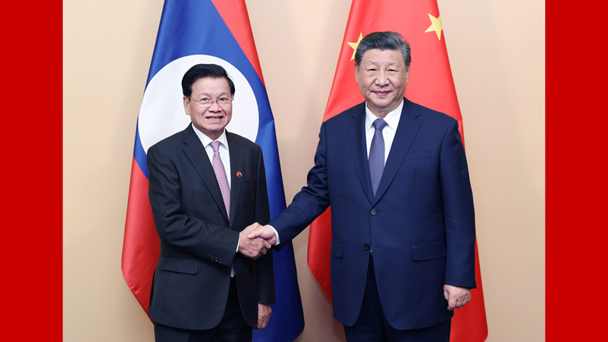 Xi insta a China y Laos a forjar modelo para cooperación en BRI