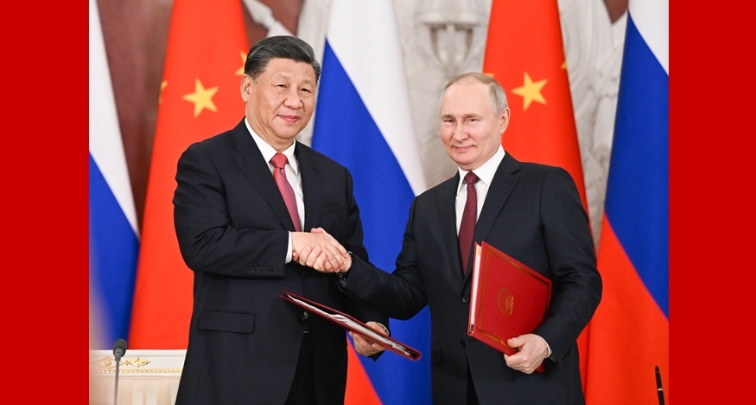 Xi y Putin firman declaración conjunta sobre profundización de asociación de coordinación estratégica integral en la nueva era