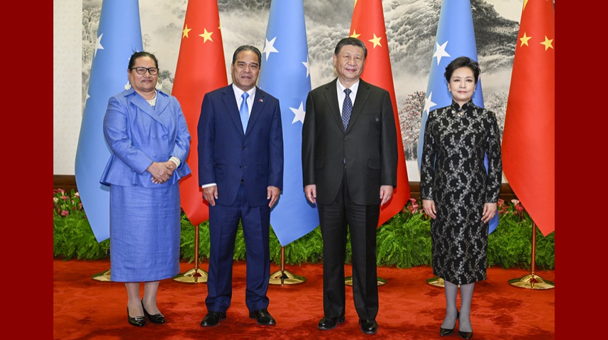 Xi dice que China cooperará con Micronesia en infraestructura y cambio climático