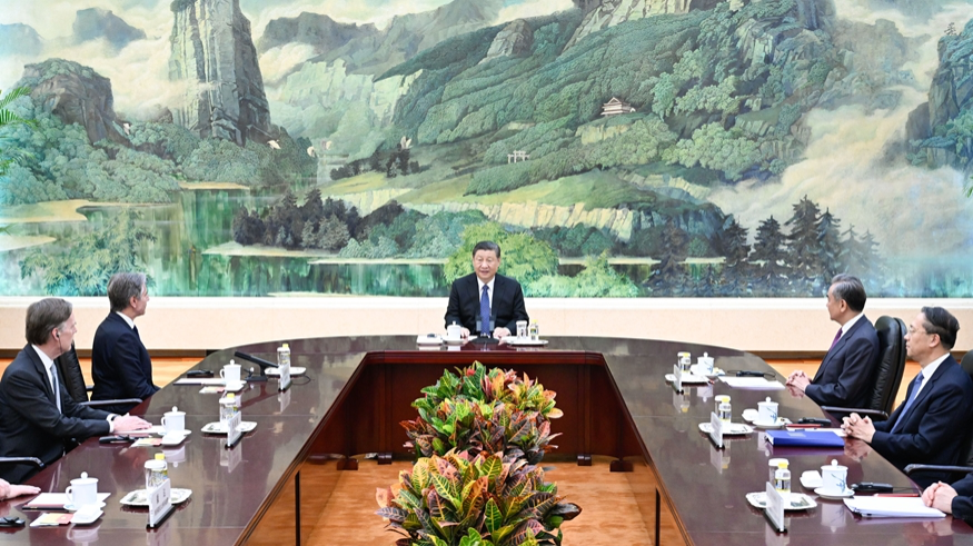 Xi se reúne con secretario de Estado de Estados Unido