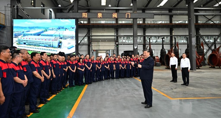 Xi inspecciona empresa manufacturera en provincia china de Shanxi
