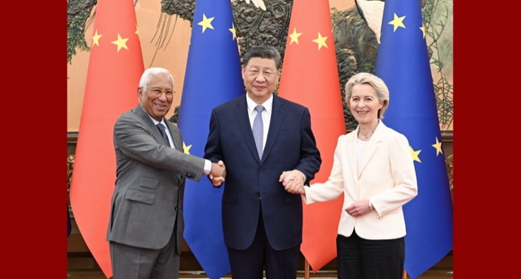 Xi pide a China y UE más estabilidad y certidumbre para el mundo mediante relaciones bilaterales estables y sólidas